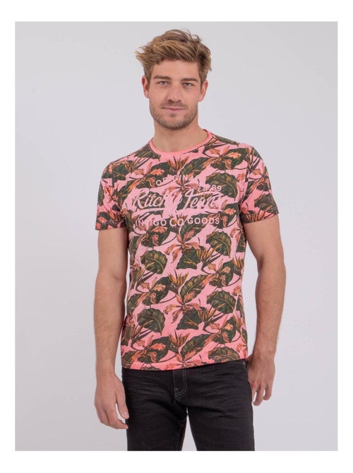 Camiseta de manga corta cuello redondo de puro algodón NIRAMAX - Kiabi