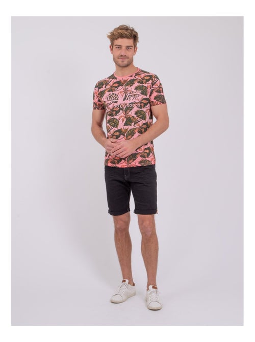 Camiseta de manga corta cuello redondo de puro algodón NIRAMAX - Kiabi