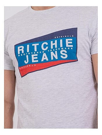 Camiseta de manga corta cuello redondo de puro algodón NOBLAKE