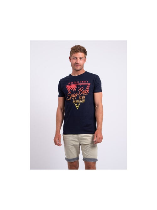 Camiseta de manga corta cuello redondo de puro algodón NOCLARK - Kiabi