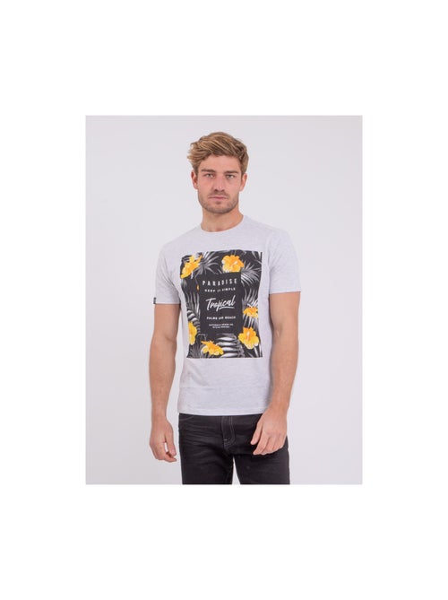 Camiseta de manga corta cuello redondo de puro algodón NOCTAVIO - Kiabi