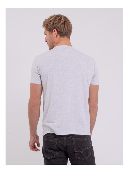 Camiseta de manga corta cuello redondo de puro algodón NOCTAVIO - Kiabi