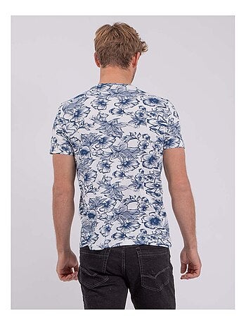 Camiseta de manga corta cuello redondo de puro algodón NOLIBA