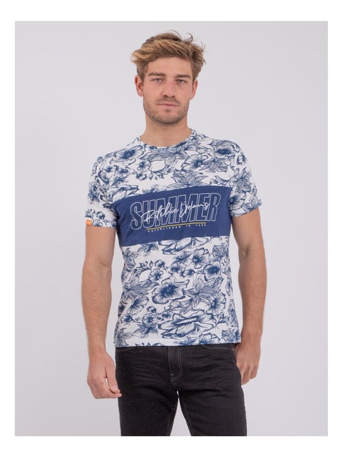 Camiseta de manga corta cuello redondo de puro algodón NOLIBA - Kiabi Camiseta de manga corta cuello redondo de puro algodón NOLIBA - Kiabi
