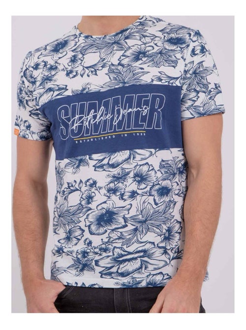 Camiseta de manga corta cuello redondo de puro algodón NOLIBA - Kiabi Camiseta de manga corta cuello redondo de puro algodón NOLIBA - Kiabi
