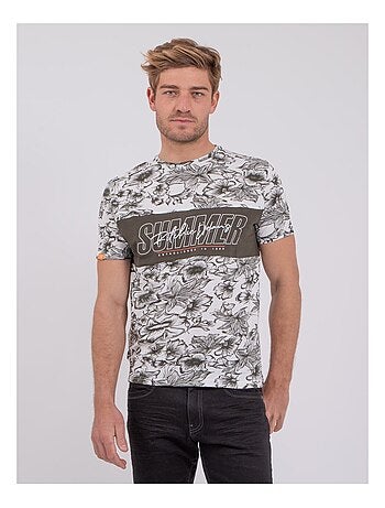 Camiseta de manga corta cuello redondo de puro algodón NOLIBA