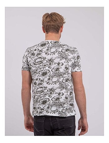 Camiseta de manga corta cuello redondo de puro algodón NOLIBA