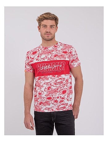 Camiseta de manga corta cuello redondo de puro algodón NOLIBA