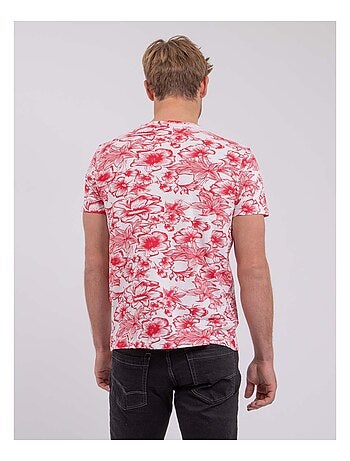 Camiseta de manga corta cuello redondo de puro algodón NOLIBA