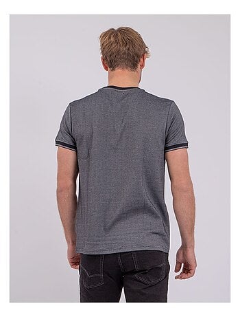 Camiseta de manga corta cuello redondo de puro algodón NOMIKO