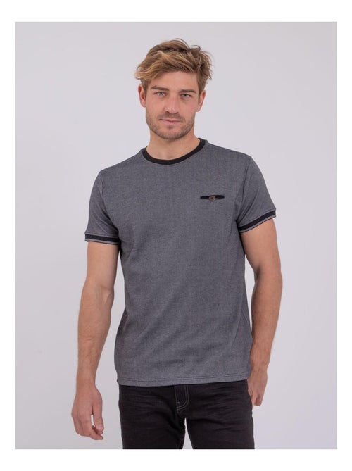 Camiseta de manga corta cuello redondo de puro algodón NOMIKO - Kiabi
