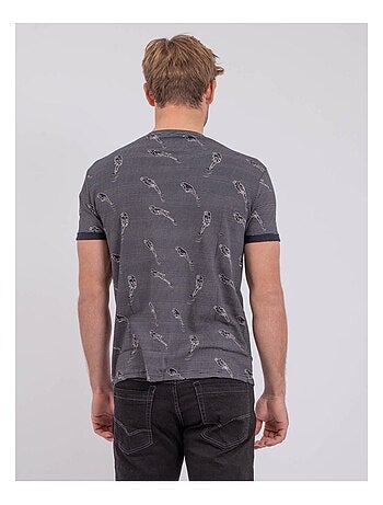 Camiseta de manga corta cuello redondo de puro algodón NOMITAX