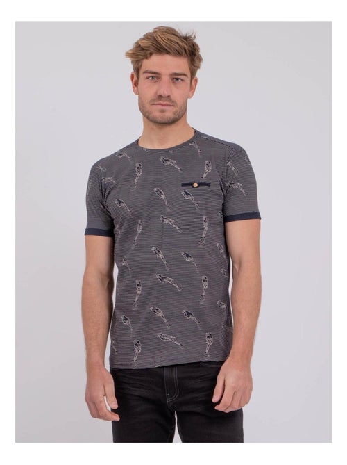 Camiseta de manga corta cuello redondo de puro algodón NOMITAX - Kiabi