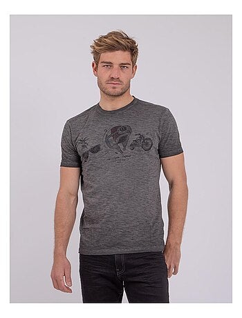 Camiseta de manga corta cuello redondo de puro algodón NOUMARTY