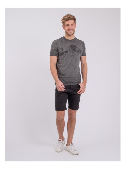 Camiseta de manga corta cuello redondo de puro algodón NOUMARTY - Kiabi