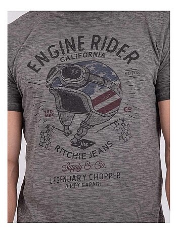 Camiseta de manga corta cuello redondo de puro algodón NUMELWIN