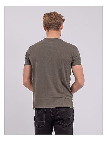 Camiseta de manga corta cuello redondo de puro algodón NUMILAN