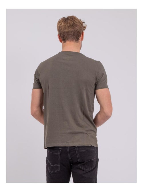 Camiseta de manga corta cuello redondo de puro algodón NUMILAN - Kiabi