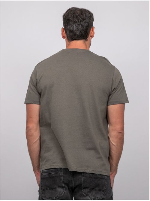 Camiseta de manga corta de algodón con estampado de moto jatoulo - Kiabi Camiseta de manga corta de algodón con estampado de moto jatoulo - Kiabi