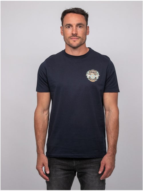 Camiseta de manga corta de algodón con estampado en la espalda jargus - Kiabi Camiseta de manga corta de algodón con estampado en la espalda jargus - Kiabi