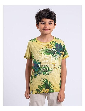 Camiseta de manga corta de cuello redondo de puro algodón NABANE-J