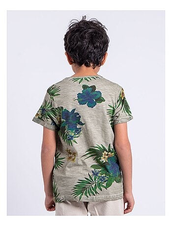 Camiseta de manga corta de cuello redondo de puro algodón NABANE-J