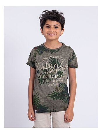 Camiseta de manga corta de cuello redondo de puro algodón NABANE-J