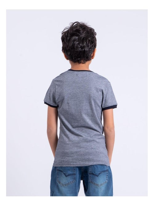 Camiseta de manga corta de cuello redondo de puro algodón NABASTIL-J - Kiabi
