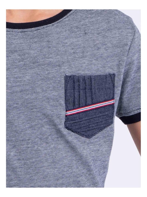 Camiseta de manga corta de cuello redondo de puro algodón NABASTIL-J - Kiabi