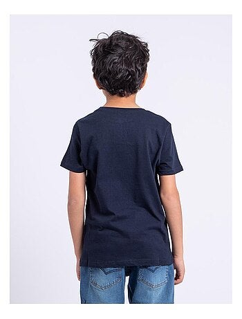 Camiseta de manga corta de cuello redondo de puro algodón NOUMICK-J