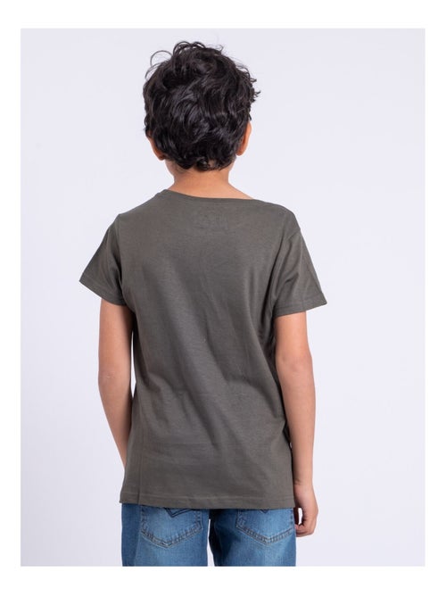 Camiseta de manga corta de cuello redondo de puro algodón NOUMICK-J - Kiabi