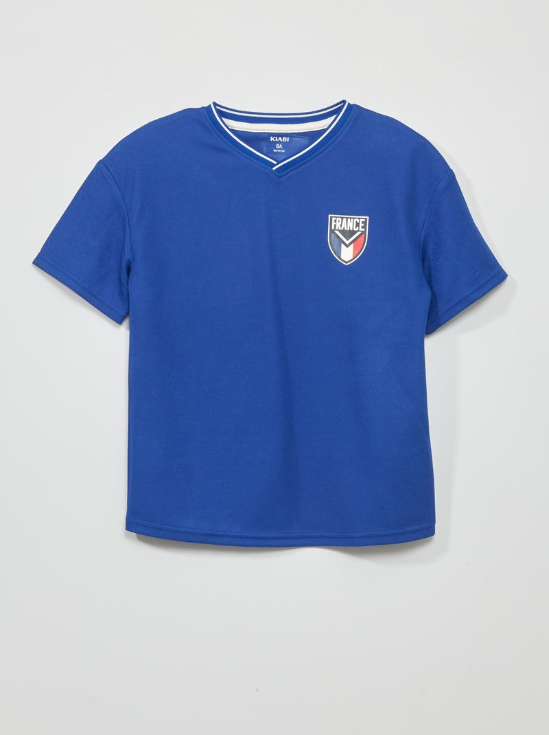 Camiseta de manga corta de malla AZUL - Kiabi