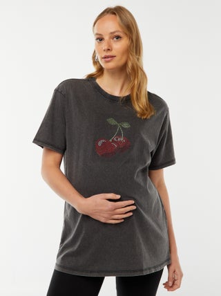 Camiseta de manga corta de premamá 'Only Maternity'