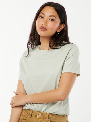 Camiseta de manga corta de punto