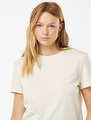 Camiseta de manga corta de punto