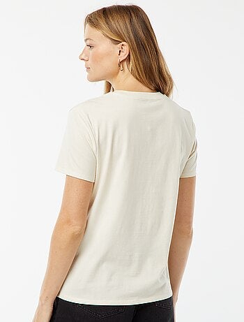 Camiseta de manga corta de punto