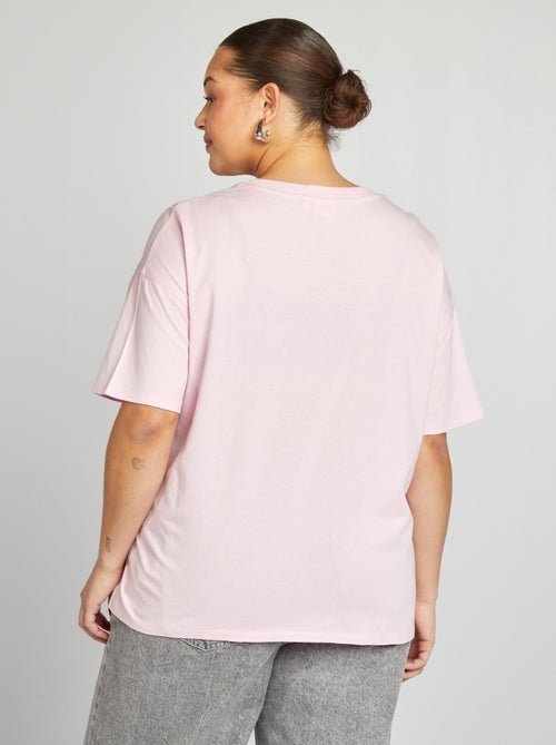 Camiseta de manga corta de punto 'Blondie' - Kiabi