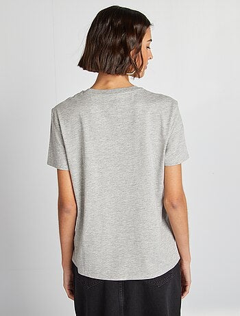 Camiseta de manga corta de punto