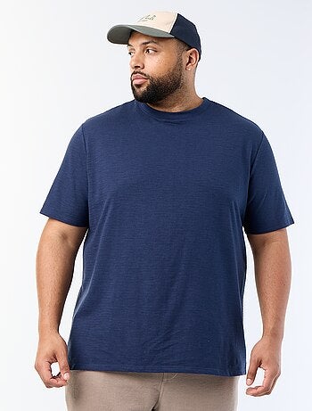 Camiseta de manga corta de punto jersey fantasía