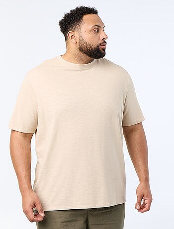 Camiseta de manga corta de punto jersey fantasía