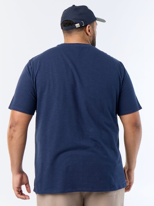 Camiseta de manga corta de punto jersey fantasía - Kiabi