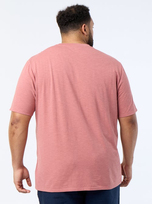 Camiseta de manga corta de punto jersey fantasía - Kiabi