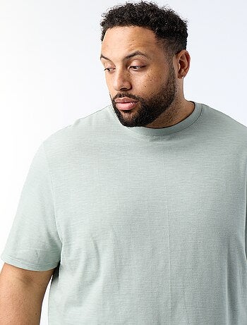 Camiseta de manga corta de punto jersey fantasía