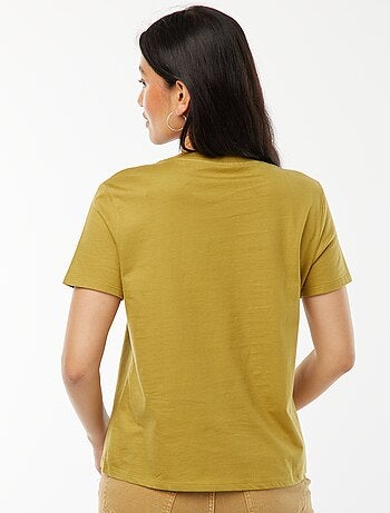 Camiseta de manga corta de punto