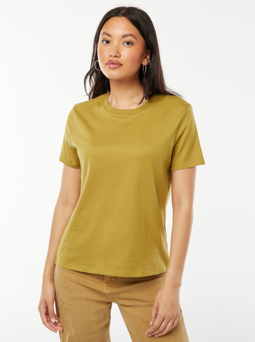 Camiseta de manga corta de punto - Kiabi