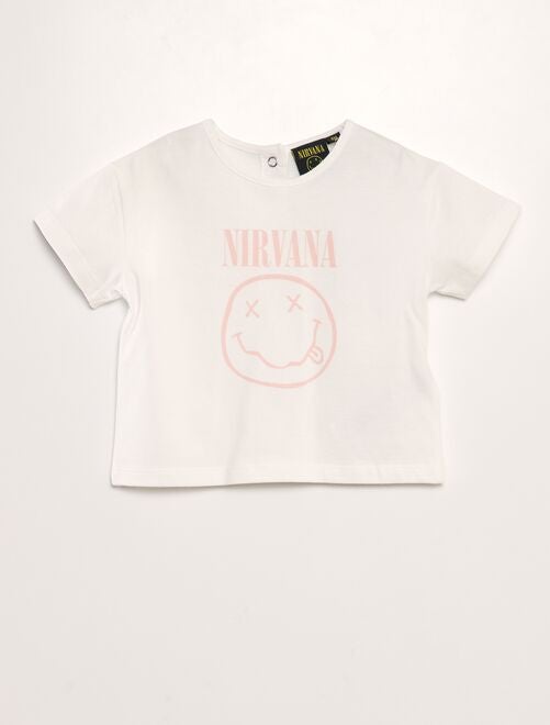 Camiseta de manga corta de punto 'Nirvana' - Kiabi