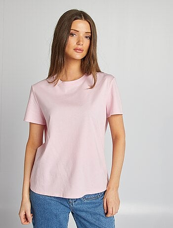 Camiseta de manga corta de punto