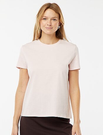 Camiseta de manga corta de punto