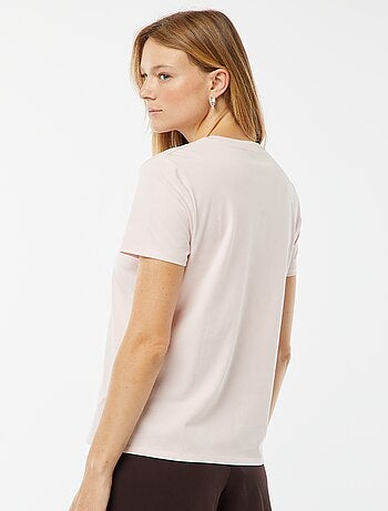Camiseta de manga corta de punto