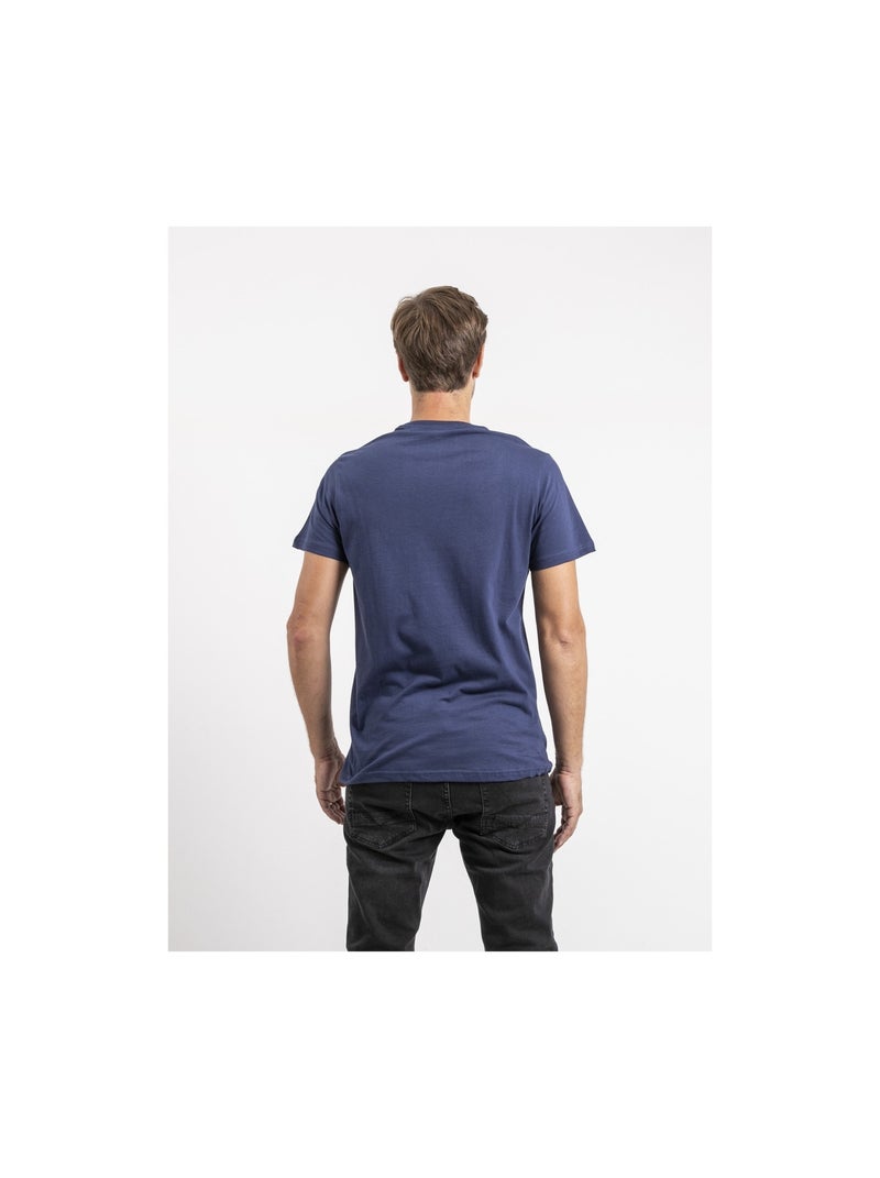 Camiseta de manga corta de puro algodón JAMULER Azul - Kiabi